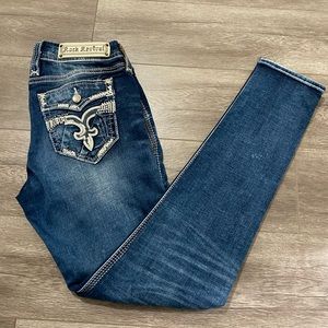 Rock Revivals Woman’s denim easy skinny W 29 End seam 30”